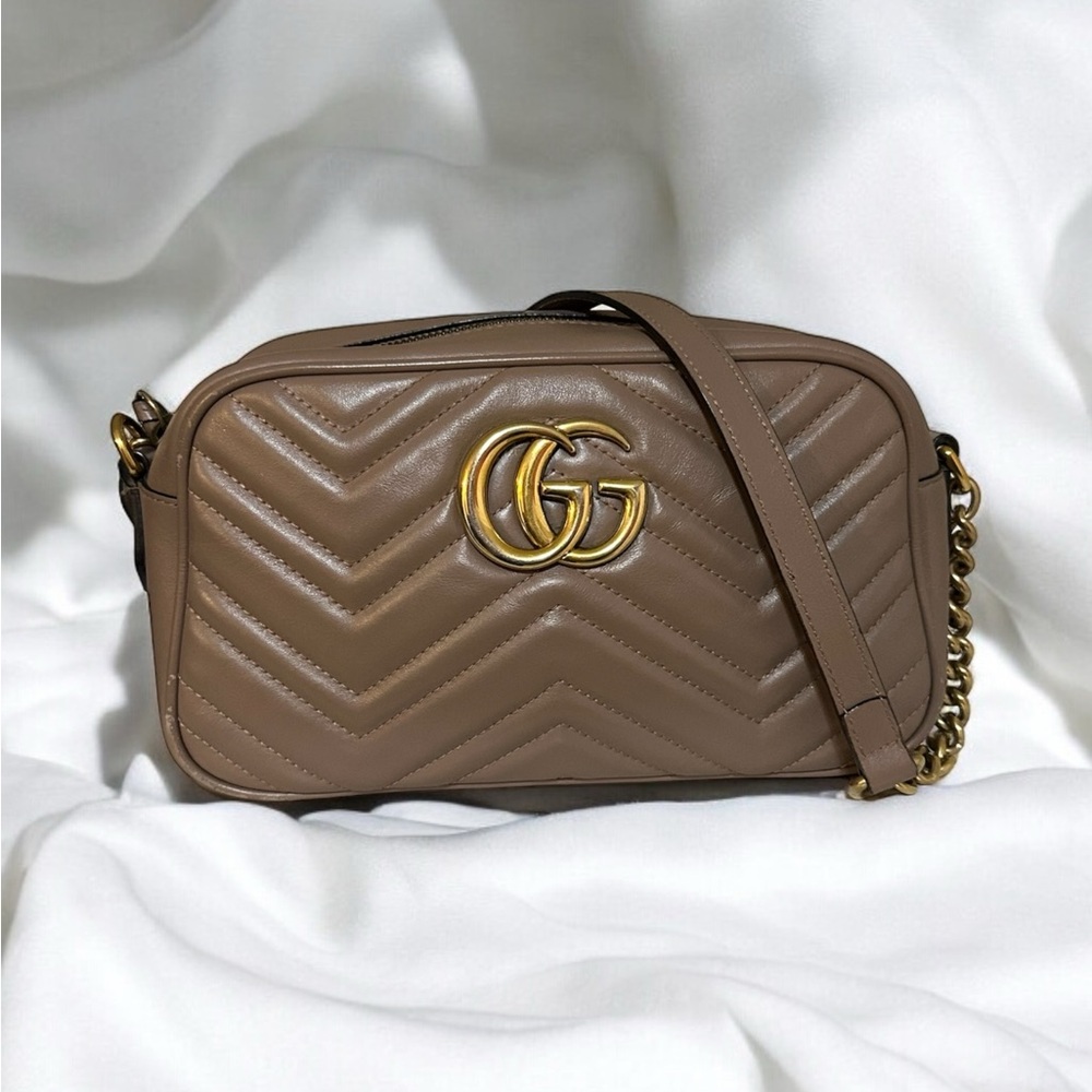 SOLD | GUCCI GG Marmount Small Shoulder Bag
